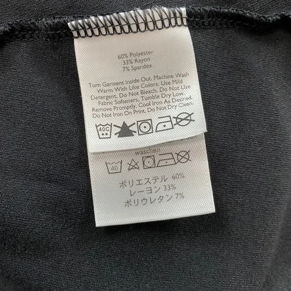 Eddie Bauer Surplice Midi Dress Womens M Black Sleeveless Empire Waist Classic - Picture 6 of 7